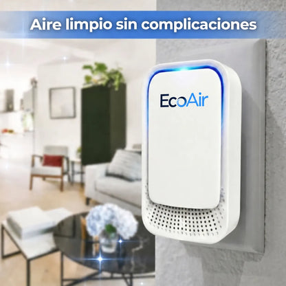 EcoAir™ | Purificador de aire iónico compacto sin filtros